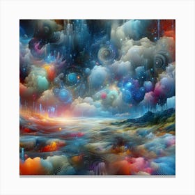 'Clouds' Canvas Print