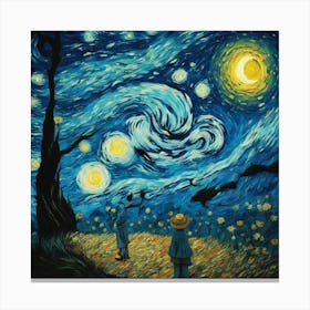 Starry Night 1 Canvas Print