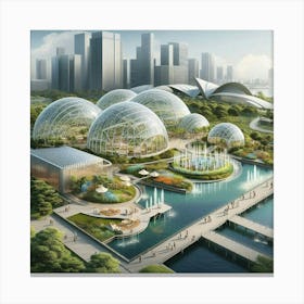 Gardens By The Bay 3 Canvas Print