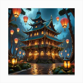 Chinese Lanterns 5 Canvas Print