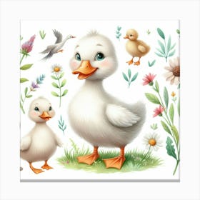 The Ugly Duckling 2 Canvas Print