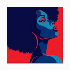 Afro Girl 25 Canvas Print