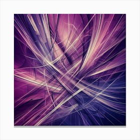 Abstract Purple Abstract Background Canvas Print