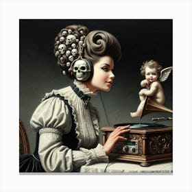 Angel's Music Canvas Print