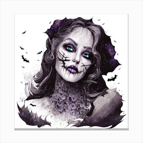 Halloween Girl 2 Canvas Print