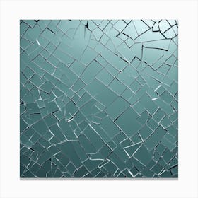 Broken Glass 25 Canvas Print