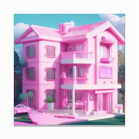 Barbie Dream House (286) Canvas Print