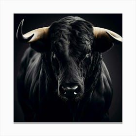 Bull - Bull Stock Videos & Royalty-Free Footage Canvas Print