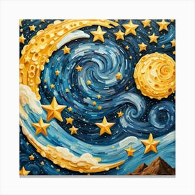 Moon Night Canvas Print