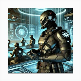 Solar Intelligence Division Converted Canvas Print