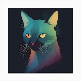 Cat Portrait Canvas Print