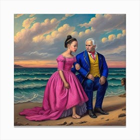 'The Old Couple' Canvas Print