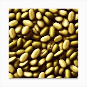 Golden Peas Canvas Print