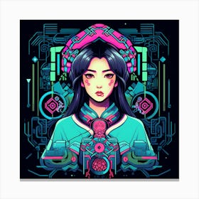 Chinese Girl 4 Canvas Print