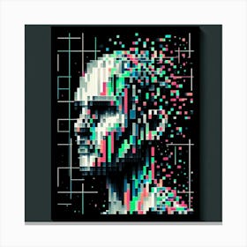 Pixel Art Canvas Print