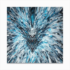 Burst of Blue Canvas Print