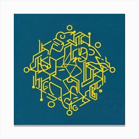 Geometric Intricacy Canvas Print