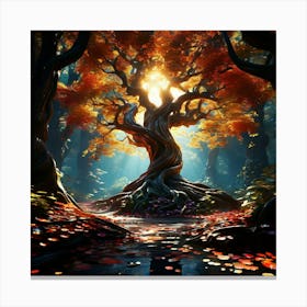 Tree In The Forest 2 Canvas Print