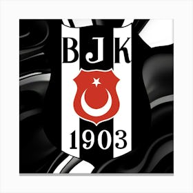 Beşiktaş J.K Logo Wall Art 2 Canvas Print