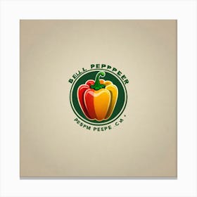 Bell Pepper Logo 2 Canvas Print