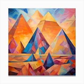 Pyramids Of Giza 1 Canvas Print