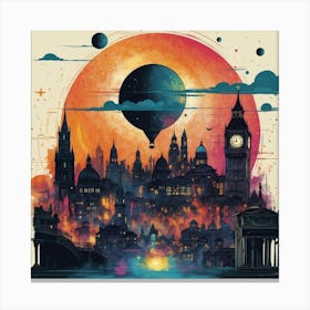 London Skyline Canvas Print