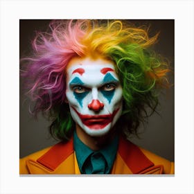 Clown Portrait Canvas Print