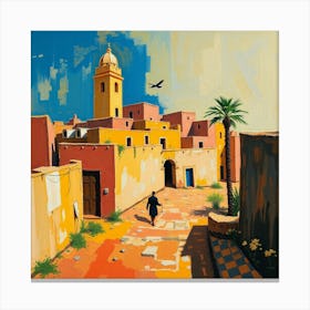 Street In Morocco Canvas Print