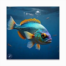 Fish In The Sea Canvas Print