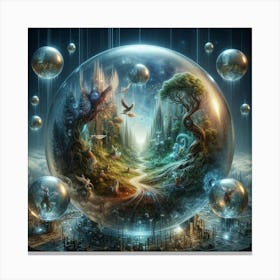 Sphere Of Light Canvas Print