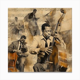 Jazz Music 8 Canvas Print