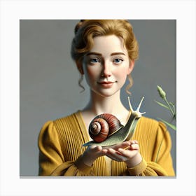 The Snail Canvas Print