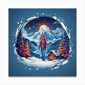 Winter Landscape 1 Canvas Print