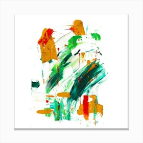 Modern Gouache Painting, Abstract Art 2 Canvas Print