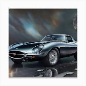 Jaguar E-Type Canvas Print