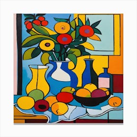 Fruit In A Vase Canvas Print