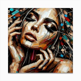 Portrait Artwork 20 Canvas Print