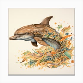 Dolphin 3 Canvas Print