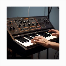 Synthesizer Canvas Print