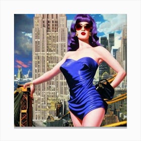 Purprle Modern Women NYC  Canvas Print