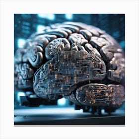 Artificial Brain 45 Canvas Print