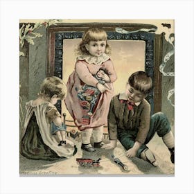 Vintage Christmas 1 Canvas Print