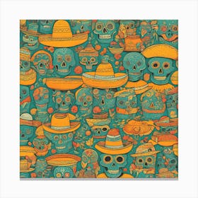 Day Of The Dead 1 Canvas Print