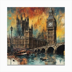 Post Apocalyptic London Canvas Print