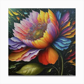 Colorful Flower Canvas Print