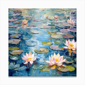 Water Lilies 4 Canvas Print