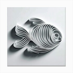 Paper Fish Canvas Print