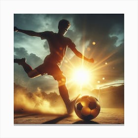 A golden ball 4 Canvas Print