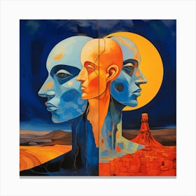 'The Moon And The Sun' Canvas Print