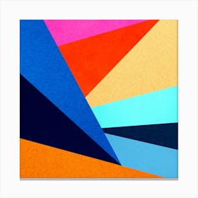 Geometric and colorful 16 Canvas Print